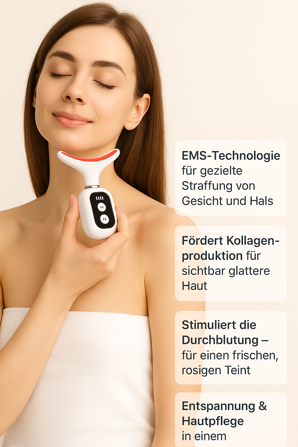 Dein neuer Glow - VitaLuxe Skinwave für Gesicht und Hals